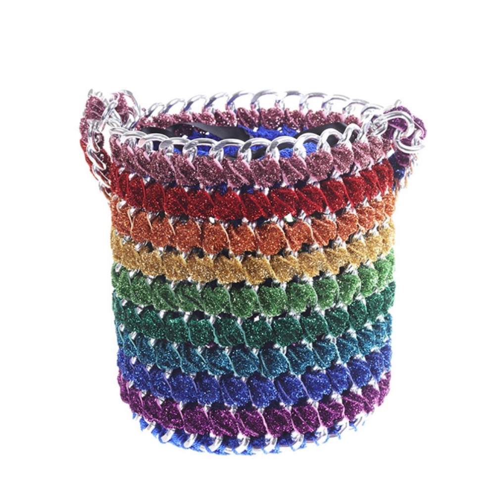 Tambonita - Shimmer Rainbow Bucket Bag